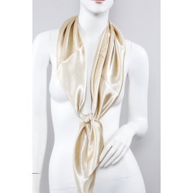 Plain Square Silky Scarf - 12 Colours - 10 Pack!